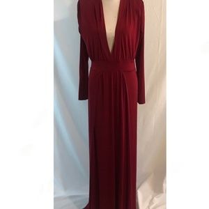 Fashionnova Red Spree Maxi Dress